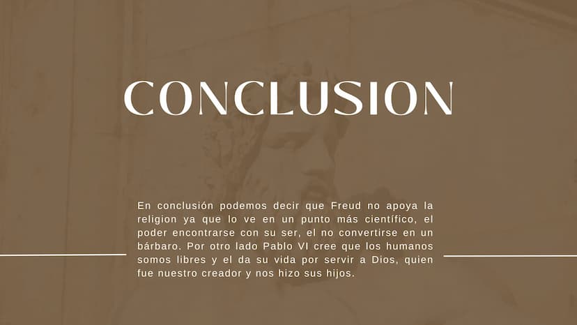 Sigmund Freud y
Pablo VI
ENTRE LA CORRIENTE
DEL HUMANISMO
cald
در
hop
land.
che
foo Introducción
¿Sigmund Freud y Pablo VI?
¿Que tienen en
c