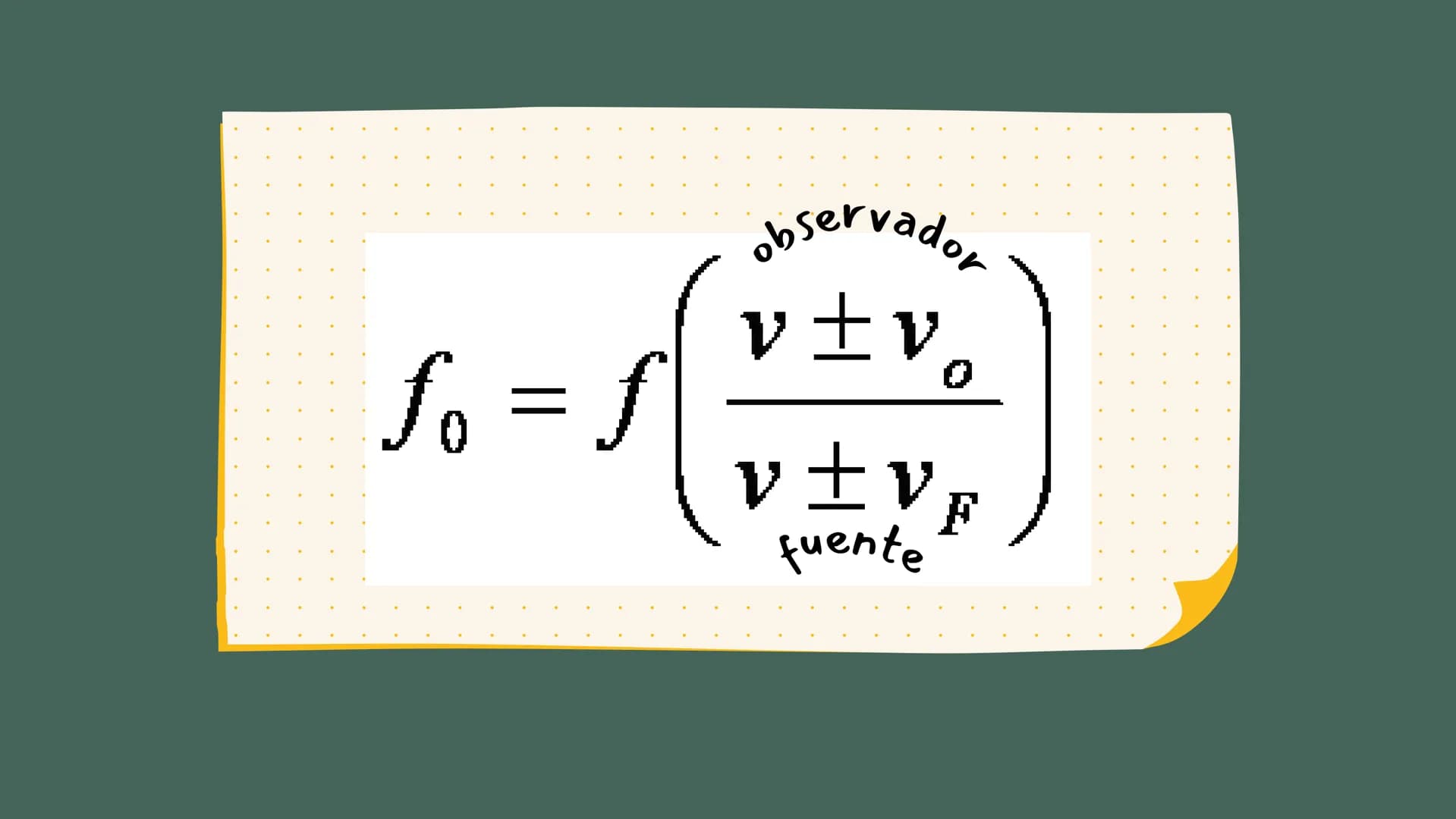 EFECTO
DOPPLER Es el fenómeno por el cual la frecuencia de las ondas PERCIBIDA
por
սի observador
varía cuando el foco emisor o el observador
