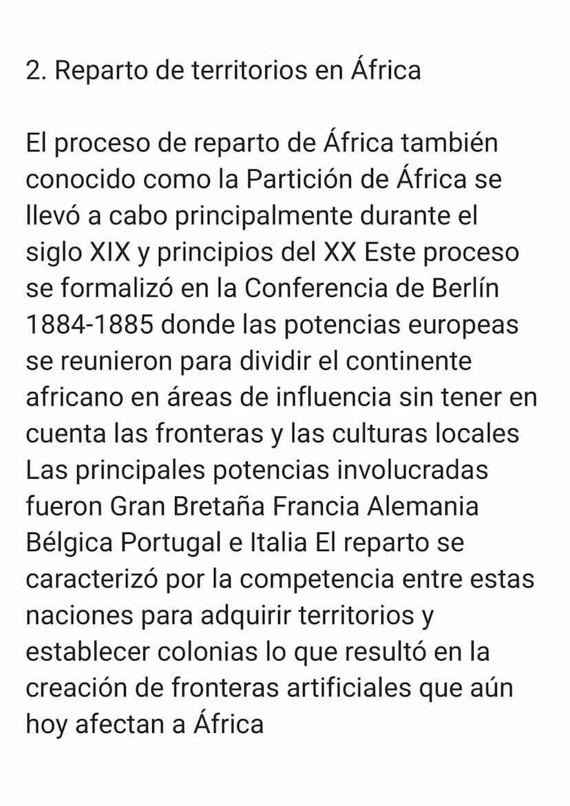 1. Conceptos de imperialismo y
colonialismo
Imperialismo es una política o práctica
mediante la cual un país extiende su
control y dominio s