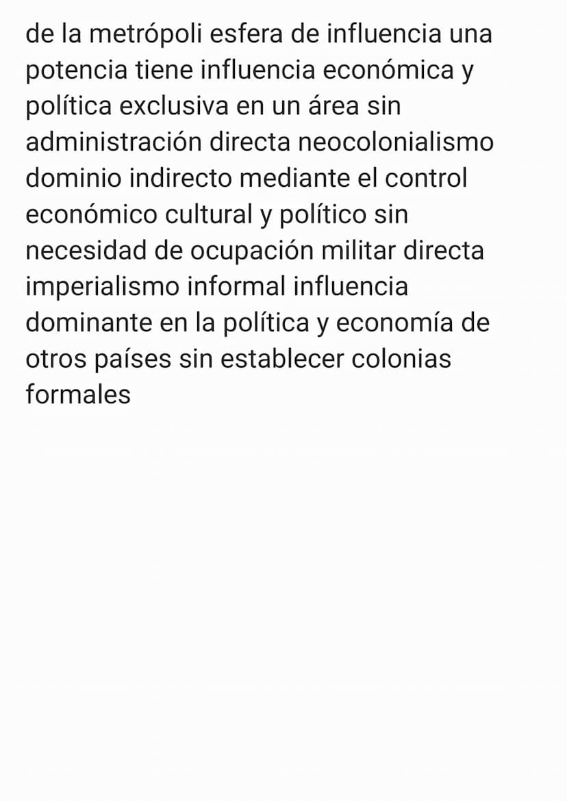 1. Conceptos de imperialismo y
colonialismo
Imperialismo es una política o práctica
mediante la cual un país extiende su
control y dominio s