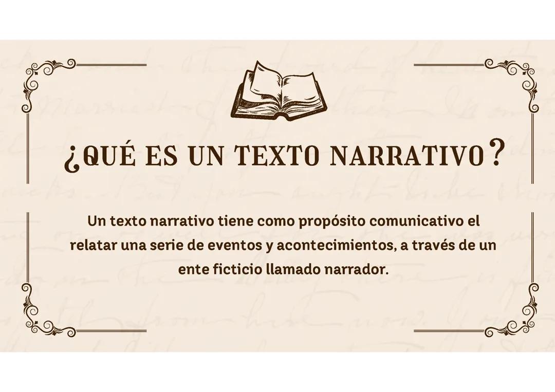 Textos narrativos