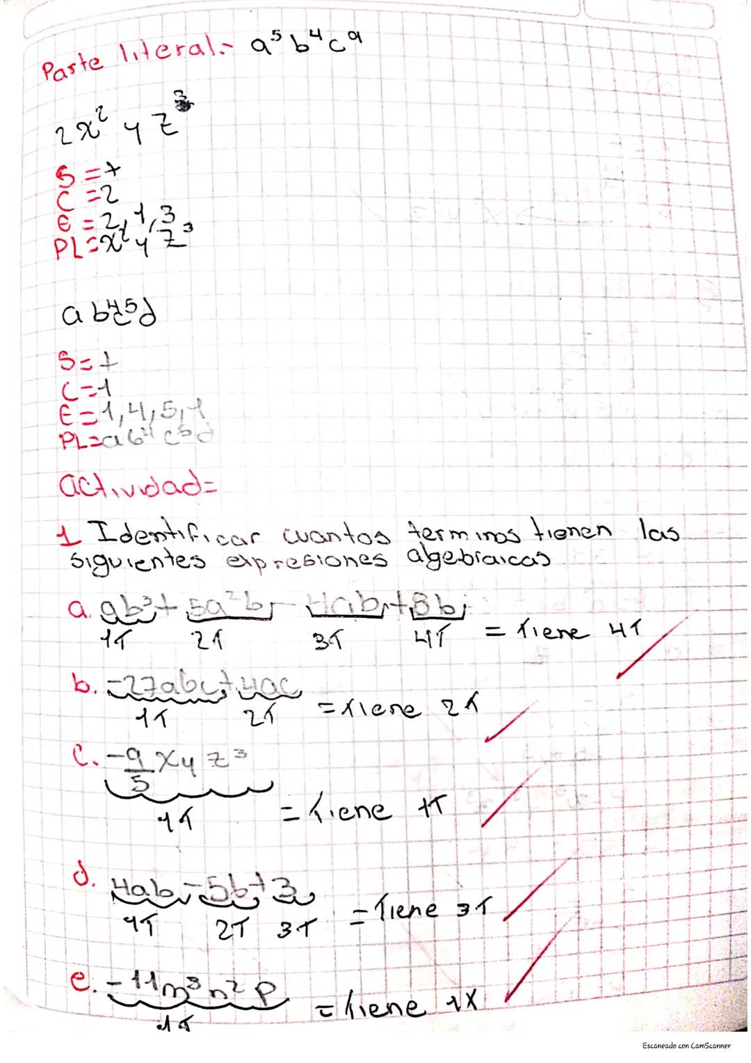 # Lenguaje algebra co

6η una expreción, algebraica se indican
números conocidos y desconocidos. A los
números conocidos se les denomina con