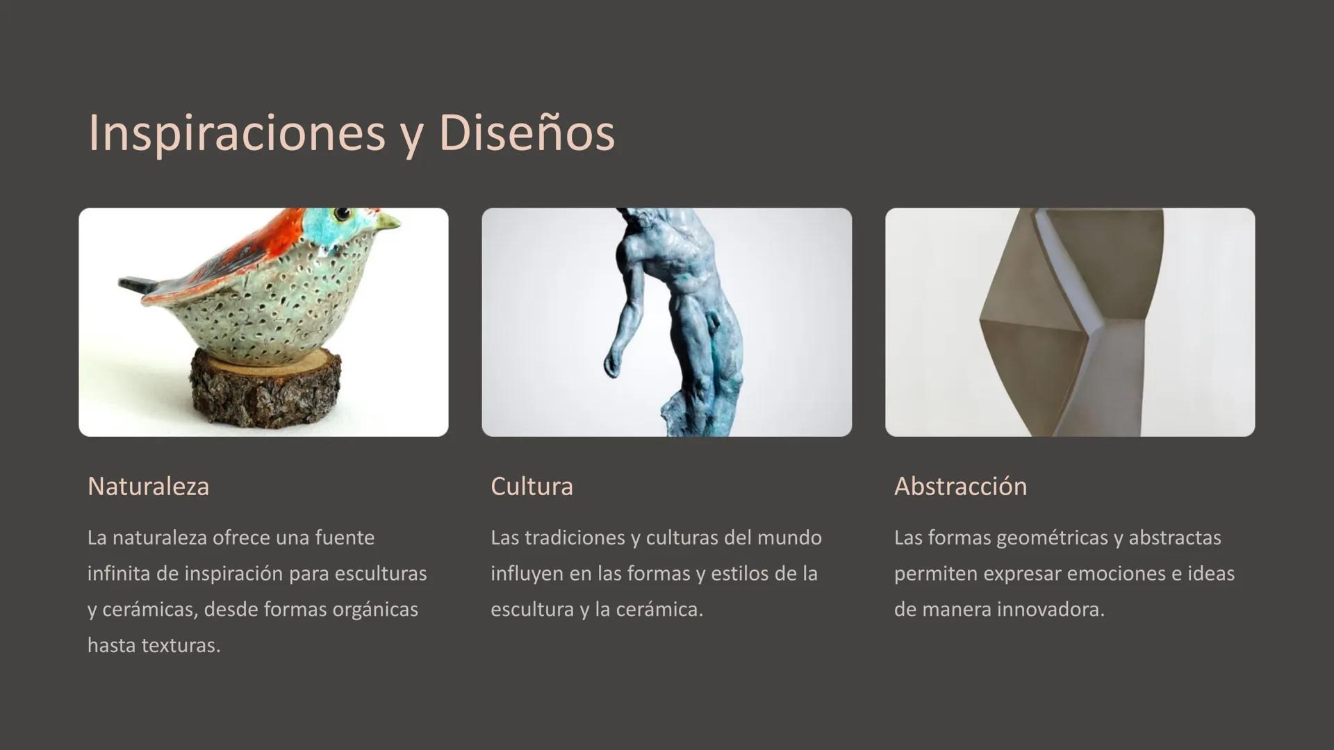 Escultura y
Cerámica: Un Viaje
Creativo

Adéntrate en el apasionante mundo de la escultura y la cerámica.
Explora las técnicas de modelado, 