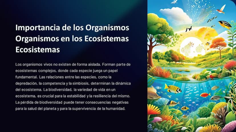 Estructura y Función
de los Organismos
La biología es la ciencia que estudia la vida. Desde el microscópico
mundo de las células hasta los c