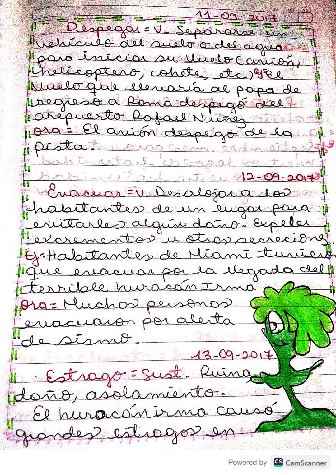 11-09-2017
DD
Despegar = V. Separarse un
"Vehículo del suelo o del agua
"para iniciar su Uuelo Carrión,
Chelicoptero, cohete, etc.) gel
Muel