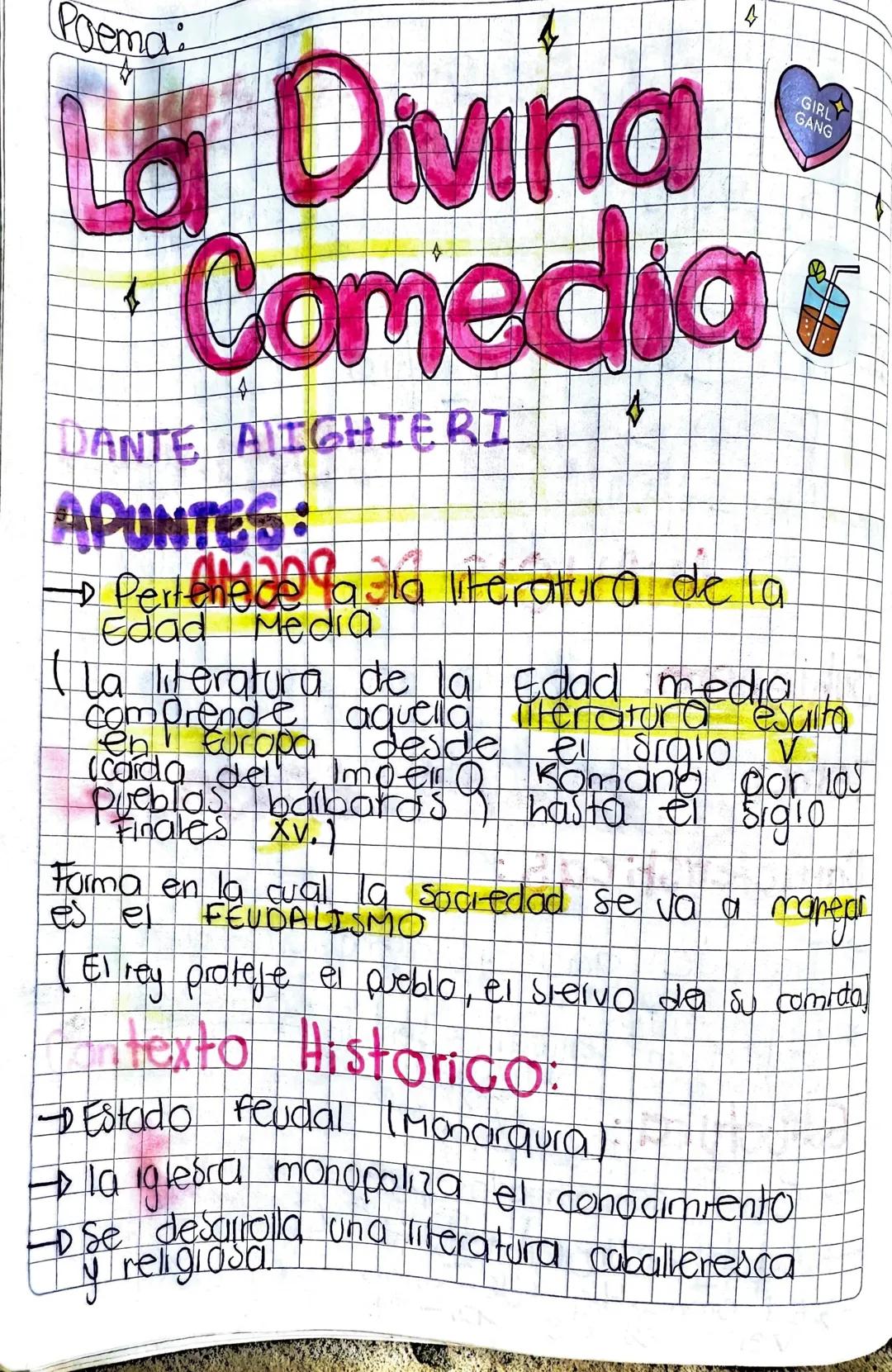 Historia y análisis de La Divina Comedia