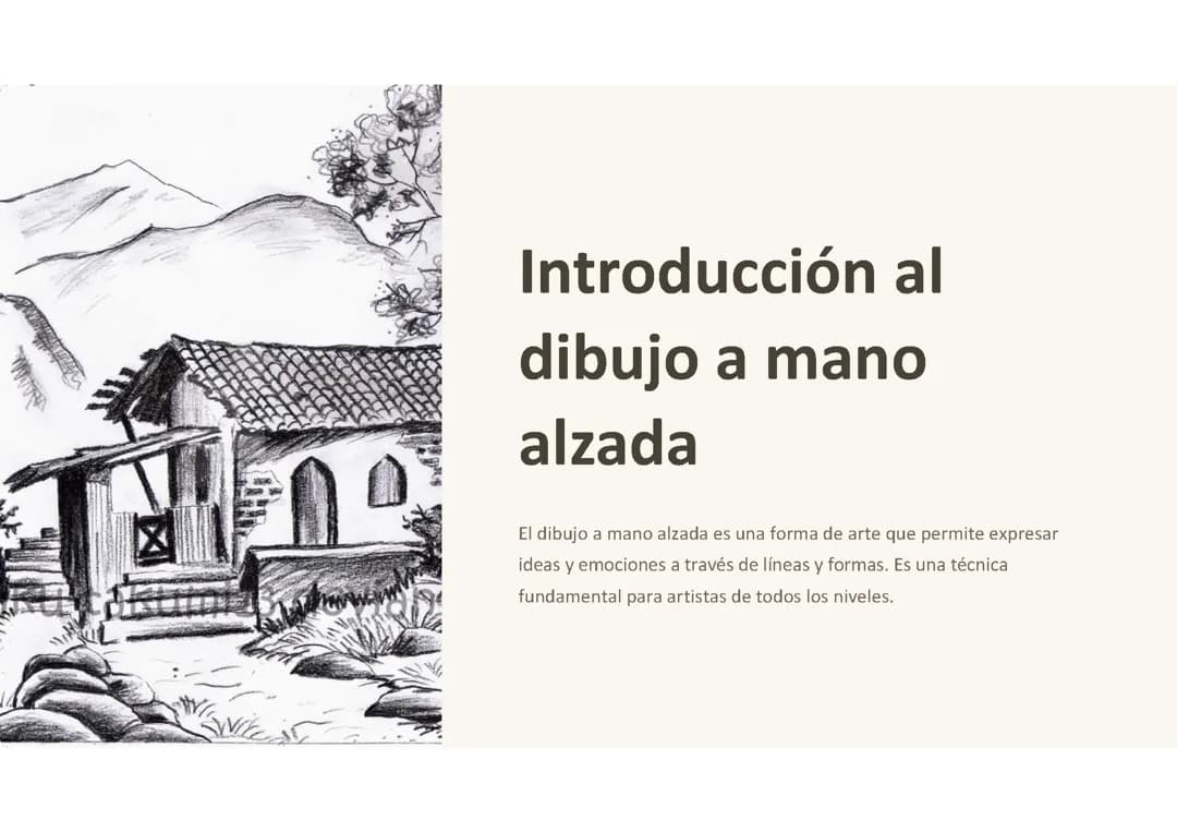 Dibujo a mano alzada 