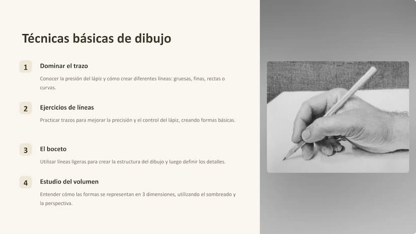 Introducción al
dibujo a mano
alzada
El dibujo a mano alzada es una forma de arte que permite expresar
ideas y emociones a través de líneas 