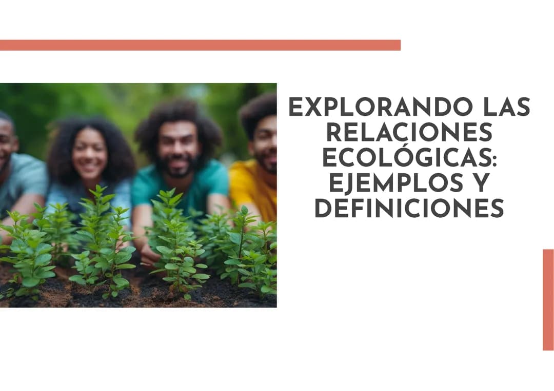 Relaciones Ecológicas