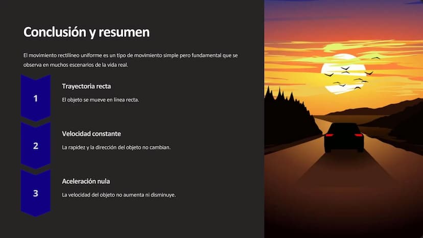 movimiento
rectilíneo uniforme
El movimiento rectilíneo uniforme (MRU) es un tipo
de movimiento donde un objeto se desplaza en
línea recta a
