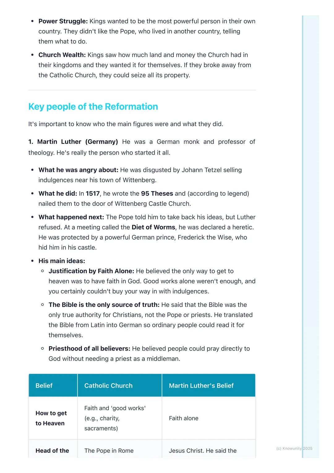 # The Reformation in Europe

An introduction to the Reformation

The Reformation was a major event in European history in the 16th century
(