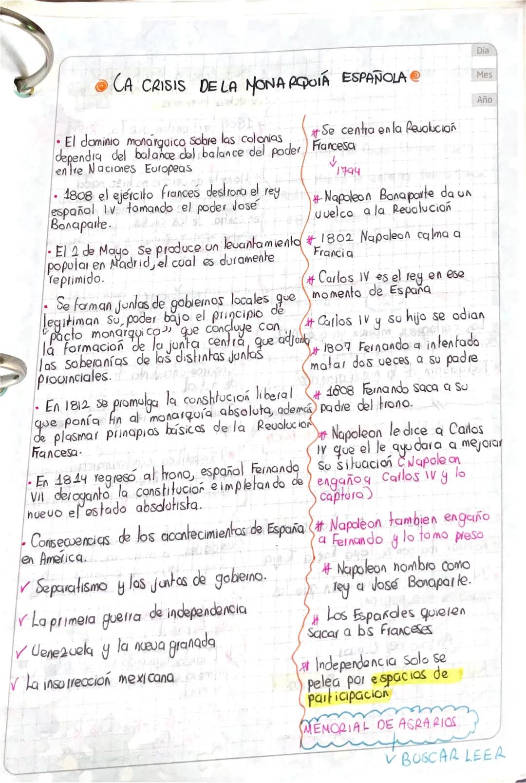 ”
•
(A CRISIS DE LA NONARDOIA ESPAÑOLA @
CA
El dominio monarquico sobre las colonias
Se centra en la Revolucion
dependia del balance del bal