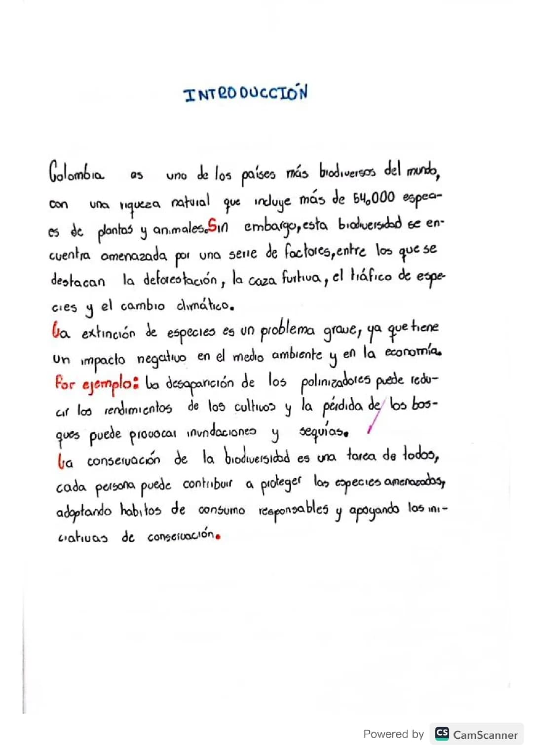 Extinción de las especies en Colombia