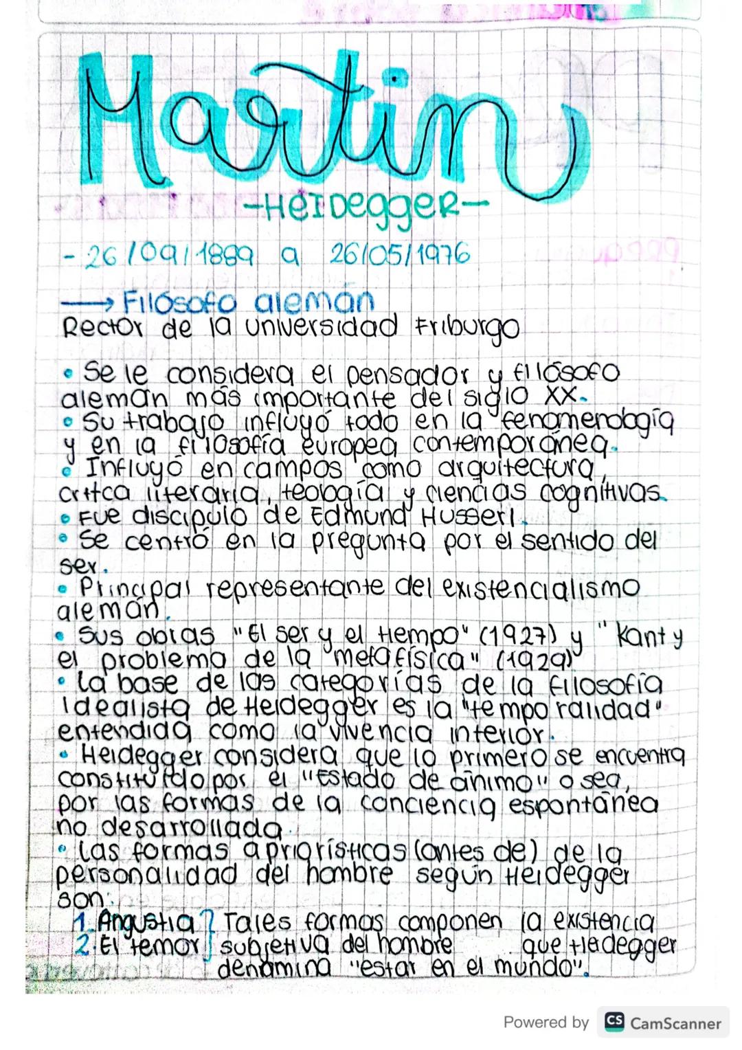 # Martin

-HEIDEgger-

-26/09/1889 9 26/05/1976

Filósofo aleman
Rector de la universidad Friburgo

*   Se le considera el pensador y filóso