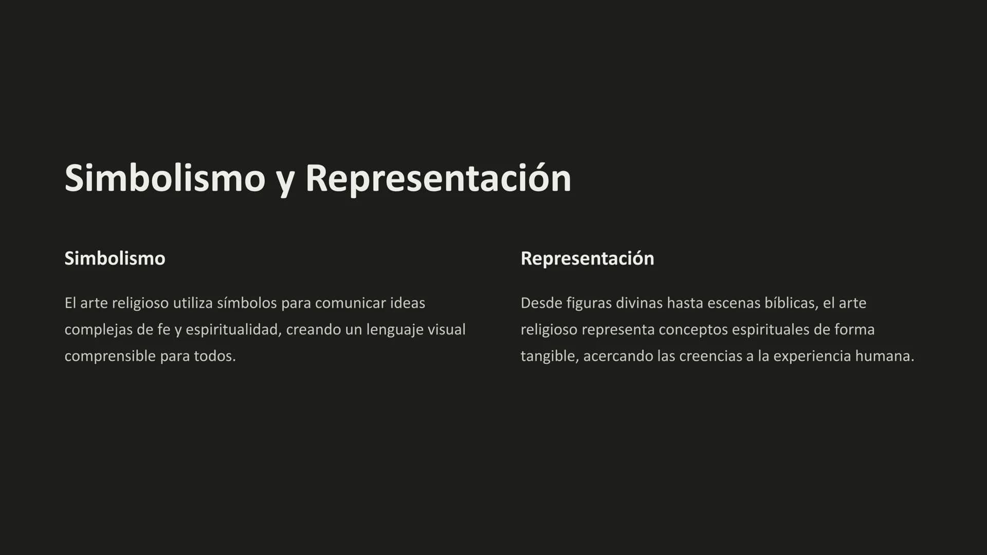 Arte y Religión
El arte y la religión han estado entrelazados a lo largo de la historia,
creando una rica fusión de expresión artística y cr