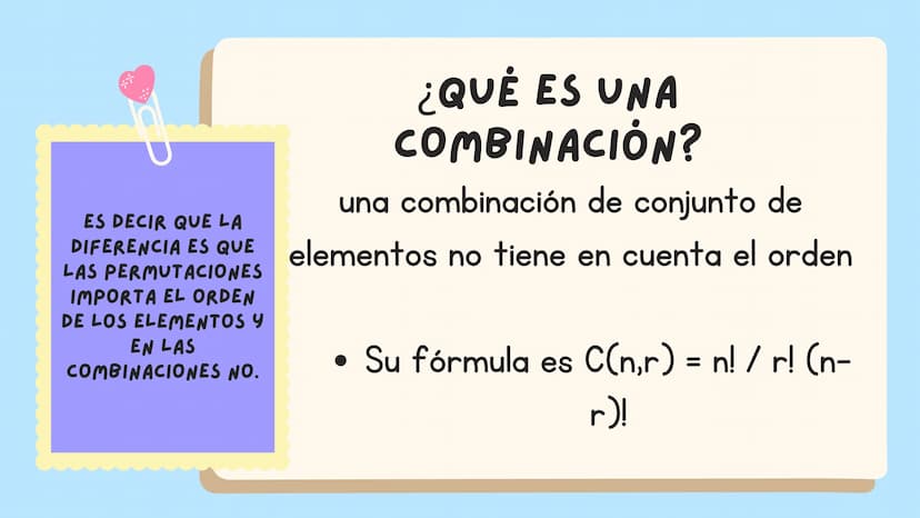 000
*
LAS
PERMUTACIONES Y
COMBINACIONES ¿QUÉ ES UNA
PERMUTACIÓN?
:)
una permutación es un conjunto de elementos
es
disposición de dichos ele