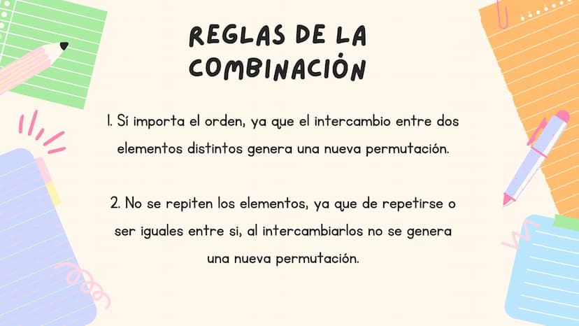 000
*
LAS
PERMUTACIONES Y
COMBINACIONES ¿QUÉ ES UNA
PERMUTACIÓN?
:)
una permutación es un conjunto de elementos
es
disposición de dichos ele