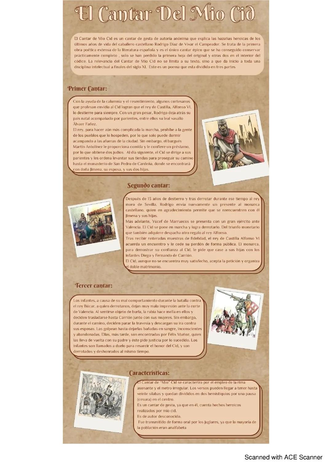 Análisis de Cartas: El Mio Cid y La Celestina