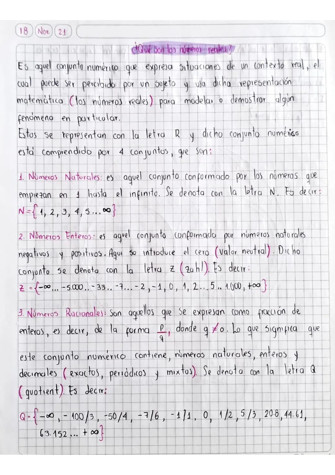 Números reales 