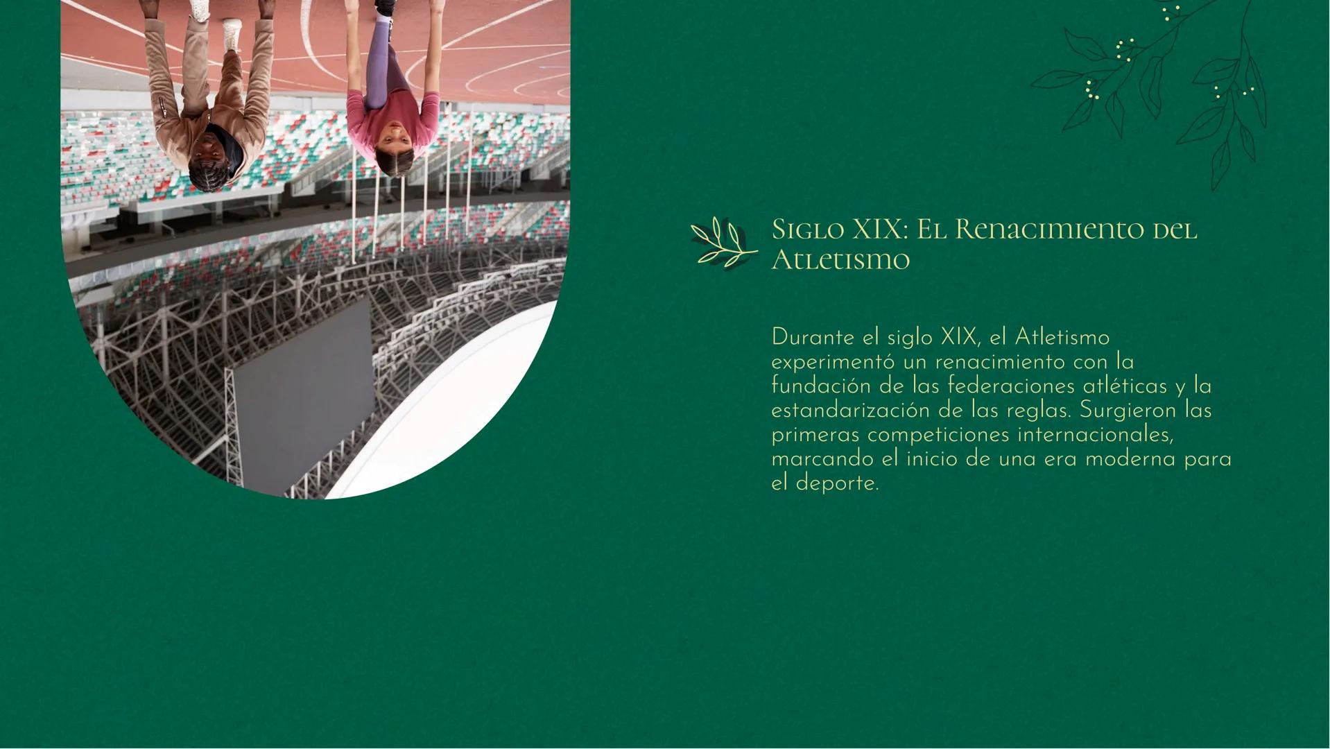 EVOLUTION OF Atletismo:
Una MIRADA a La HISTORIA Introducción
Una mirada a la historia del Atletismo, desde sus
inicios hasta la actualidad.