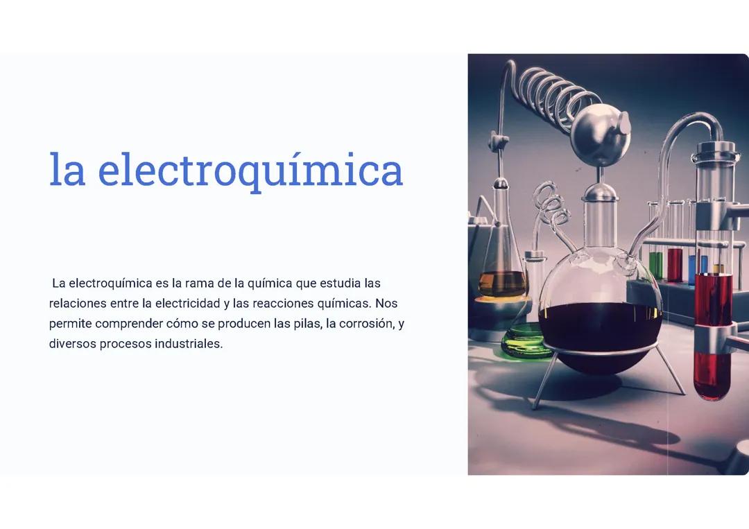 Electroquímica: 