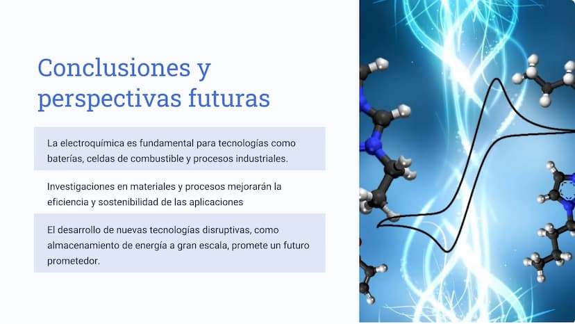 la electroquímica
La electroquímica es la rama de la química que estudia las
relaciones entre la electricidad y las reacciones químicas. Nos