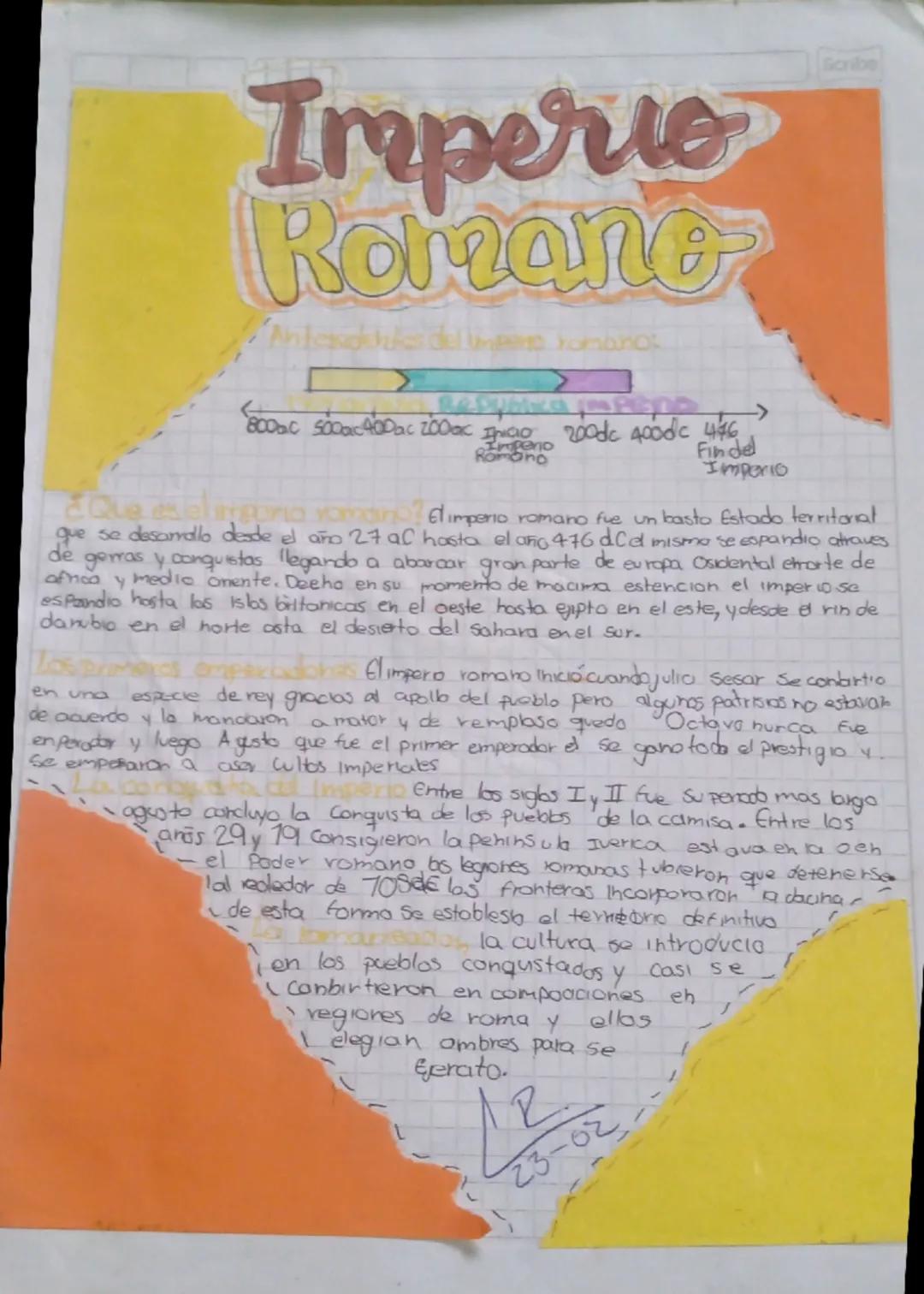  # Imperio
Romano

sadekakes del limpene rumbinot

Republica

800ac socax 400ac 200x Naio 200de 400dc 446
Imperio
Romano
Fin del
Imporio

Sc