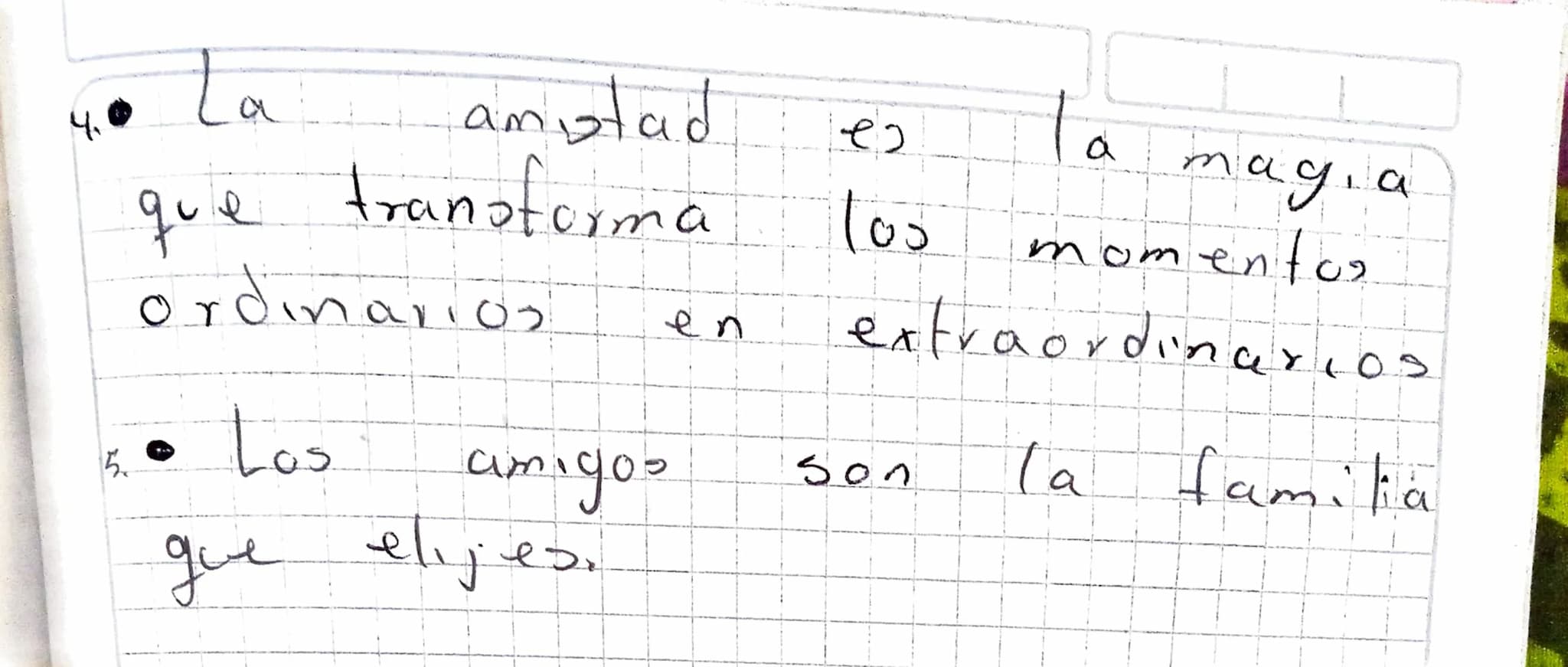 Tema
"La amistad
on
mas
La am.
amistad.
€0
una relaci-
afectiva entre dos y/o
a
У
рото
compartido
que
Con
parson as, es
un afedo
desinteresa