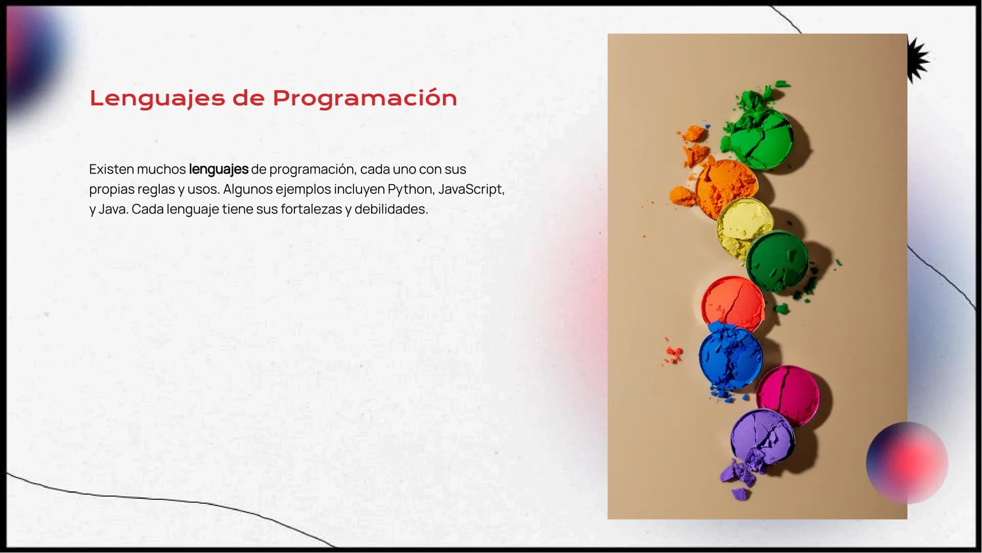 ¡Despegando con
Programación
Básica! ¡Bienvenido
s!
¡Prepárense para despegar en el mundo de la
programación. En esta presentación, explorar