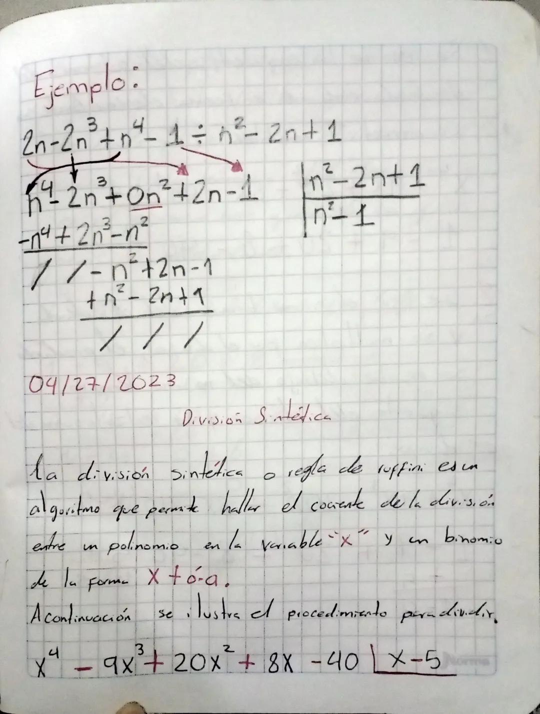 Ejemplo: Adicionar 3 m + m²³ Con - 4m² 75
Con
-m+ 4m²-6
Grado's Ginelo 2 Cinde 1 Grado O
Apolonic M.
3m
2 Polroms
-4m²
3polnomo
m
M
10
5
6
m