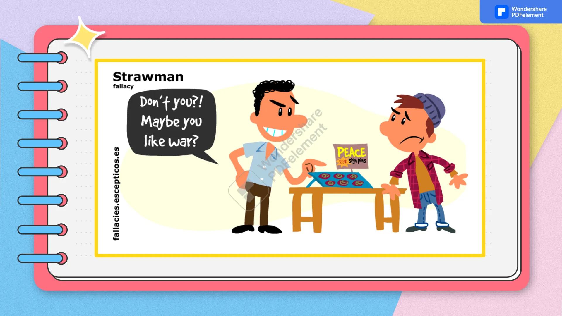 Recognizing

Dersh
PDFelement
Katherin, Samuel, Natalia, Yorman, Santiago, and Nicolas
Wondershare
PDFelement What are fallacies?

Fallacies