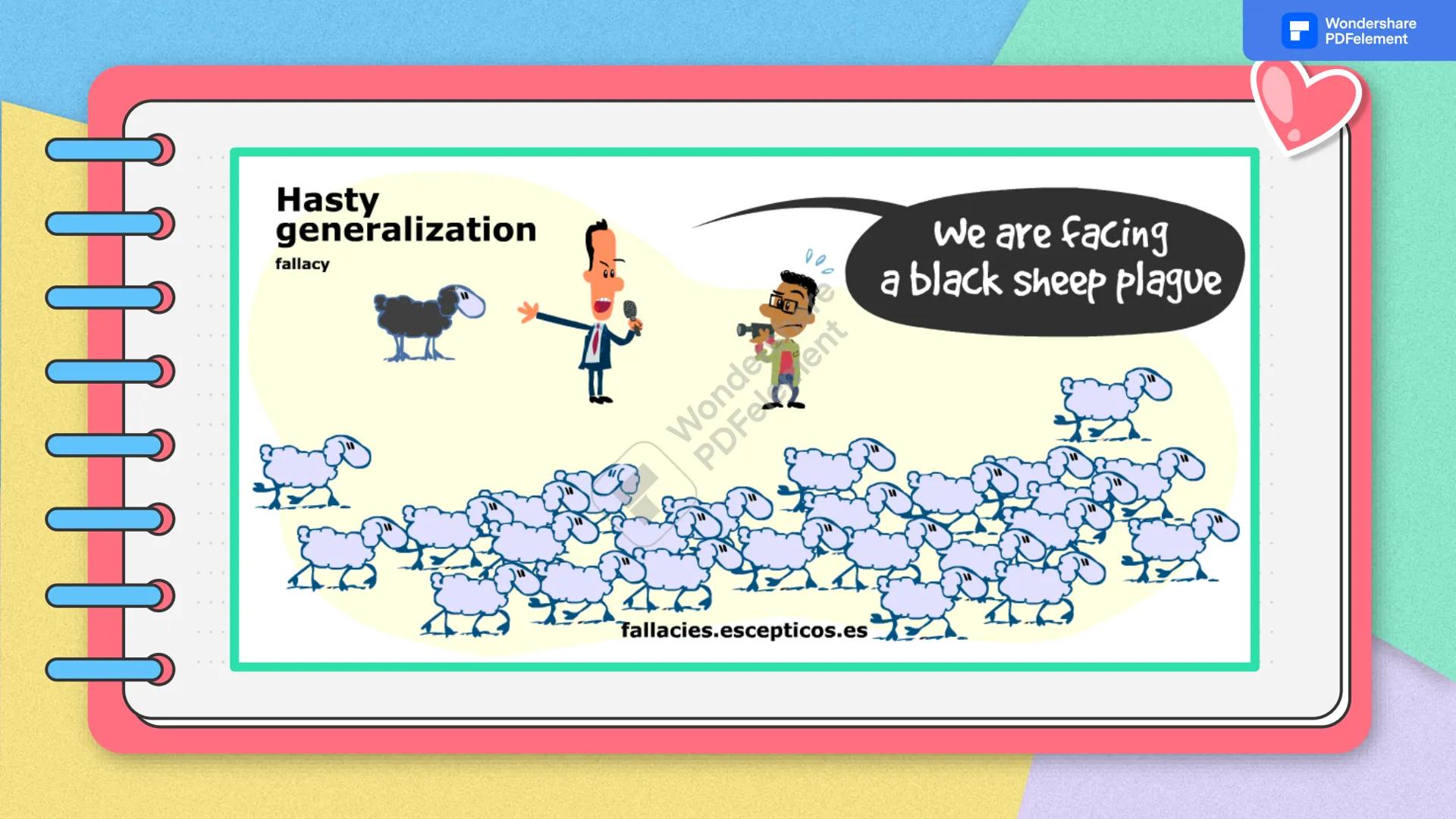 Recognizing

Dersh
PDFelement
Katherin, Samuel, Natalia, Yorman, Santiago, and Nicolas
Wondershare
PDFelement What are fallacies?

Fallacies