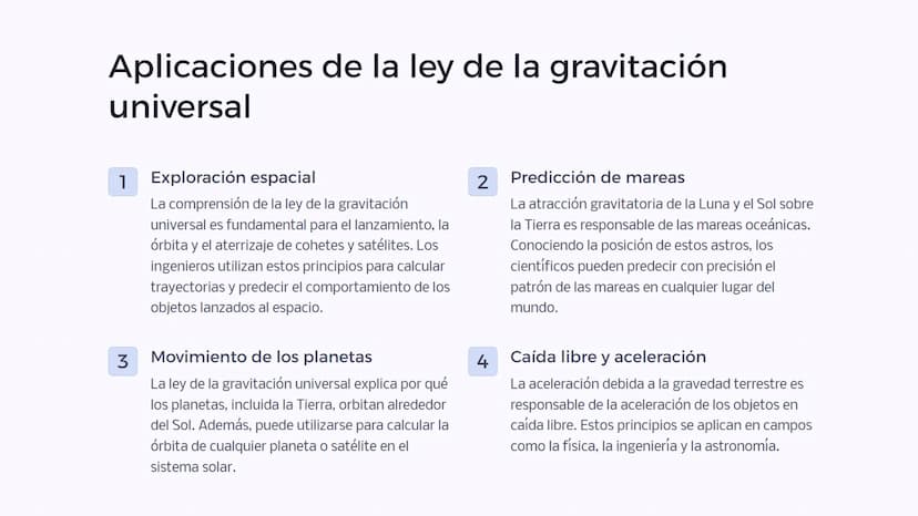 Introducción a la
ley de la
gravitación
universal
La ley de la gravitación universal es uno de los principios
fundamentales de la física, qu