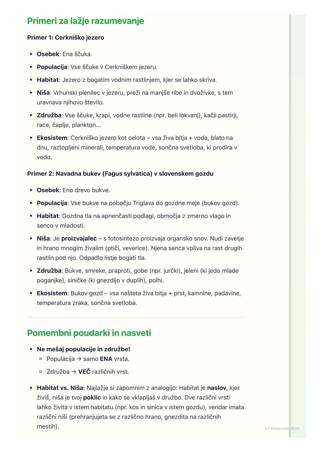 # Osnovni ekološki pojmi

Uvod v osnovne ekološke pojme

Ekologija je veda, ki preučuje odnose med živimi bitji (organizmi) in njihovim
okol
