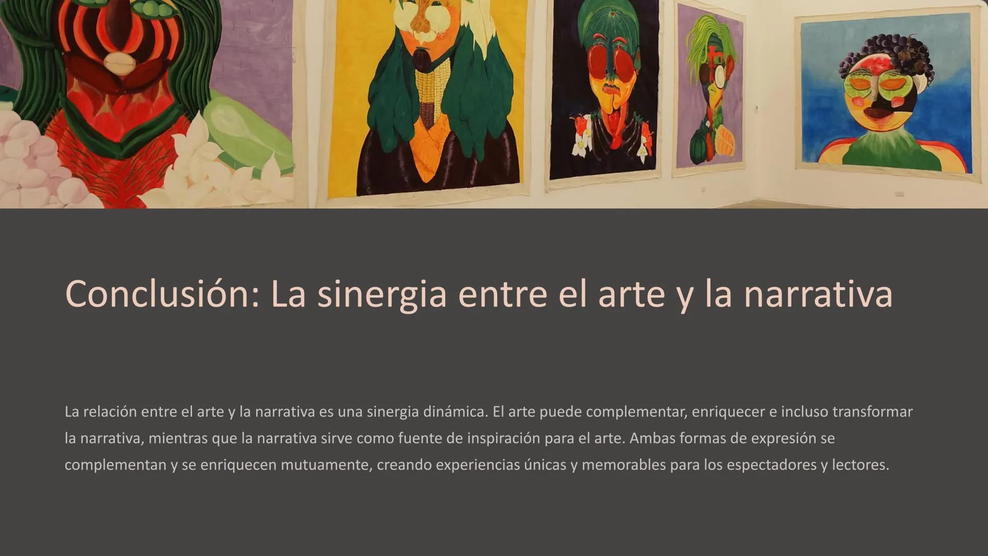 # Arte y narrativa: Una
relación profunda

Las artes visuales y la narrativa comparten un vínculo profundo y
complejo. Desde las primeras pi