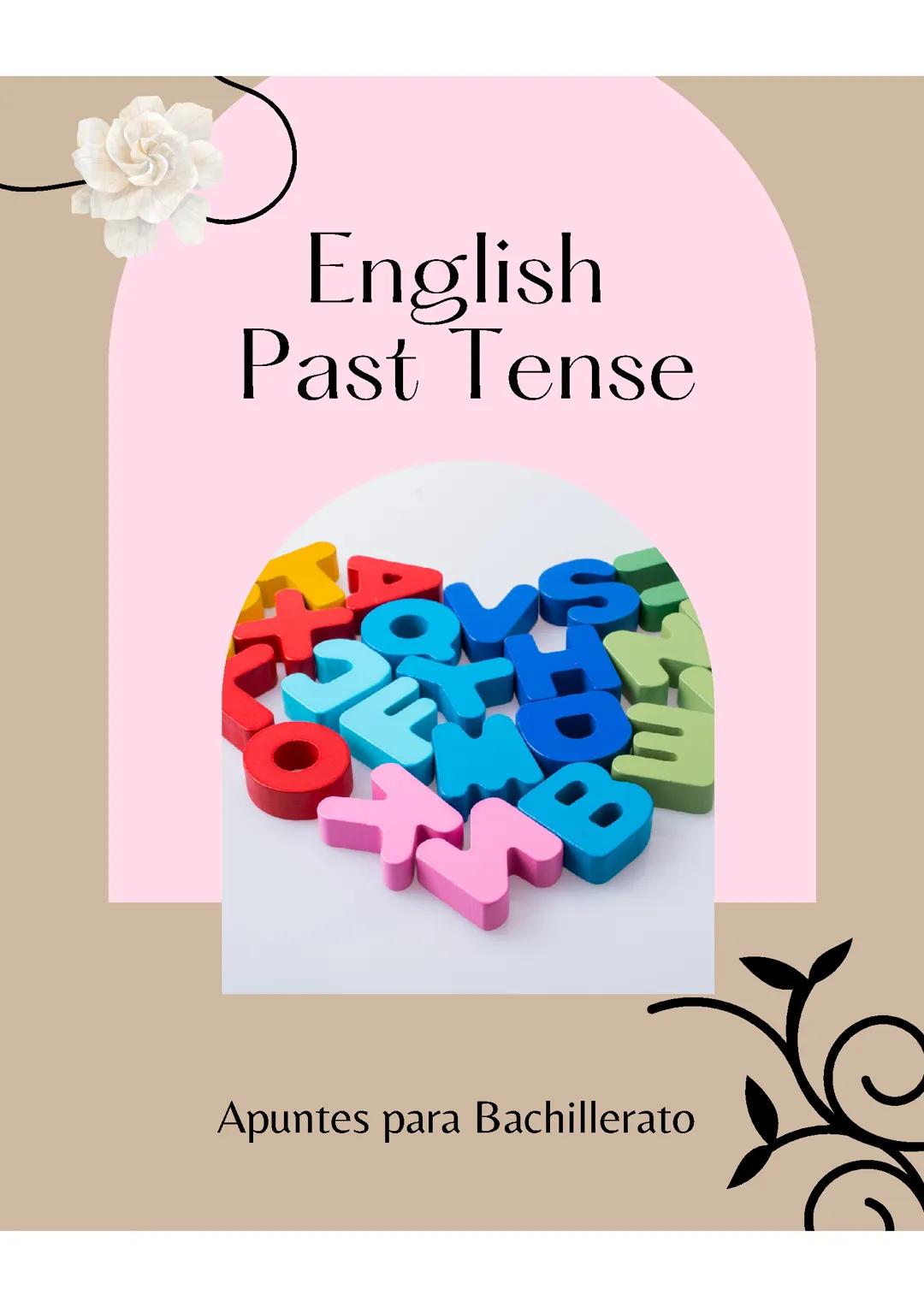 Inglés - Past Tense