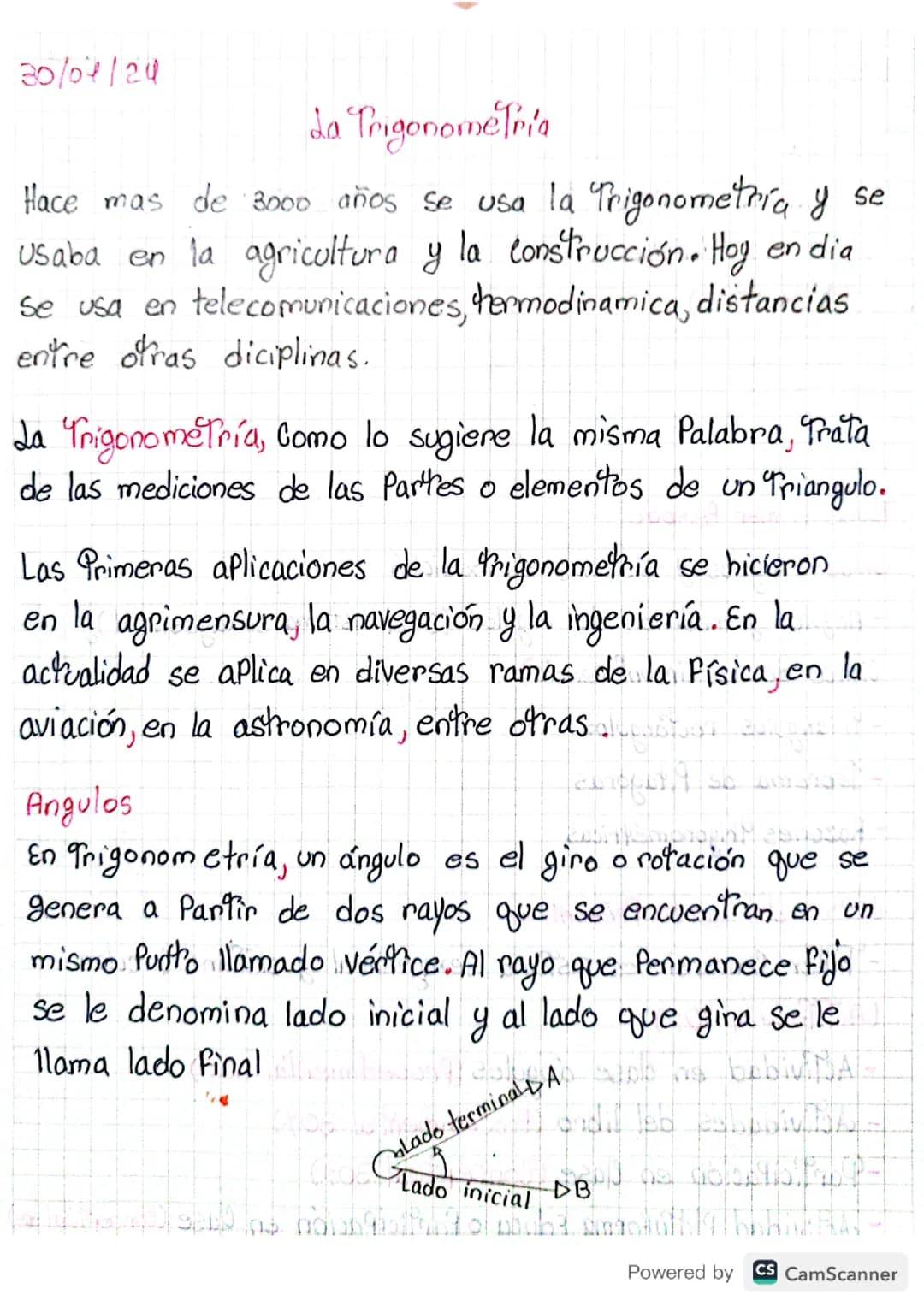 La trigonometría 