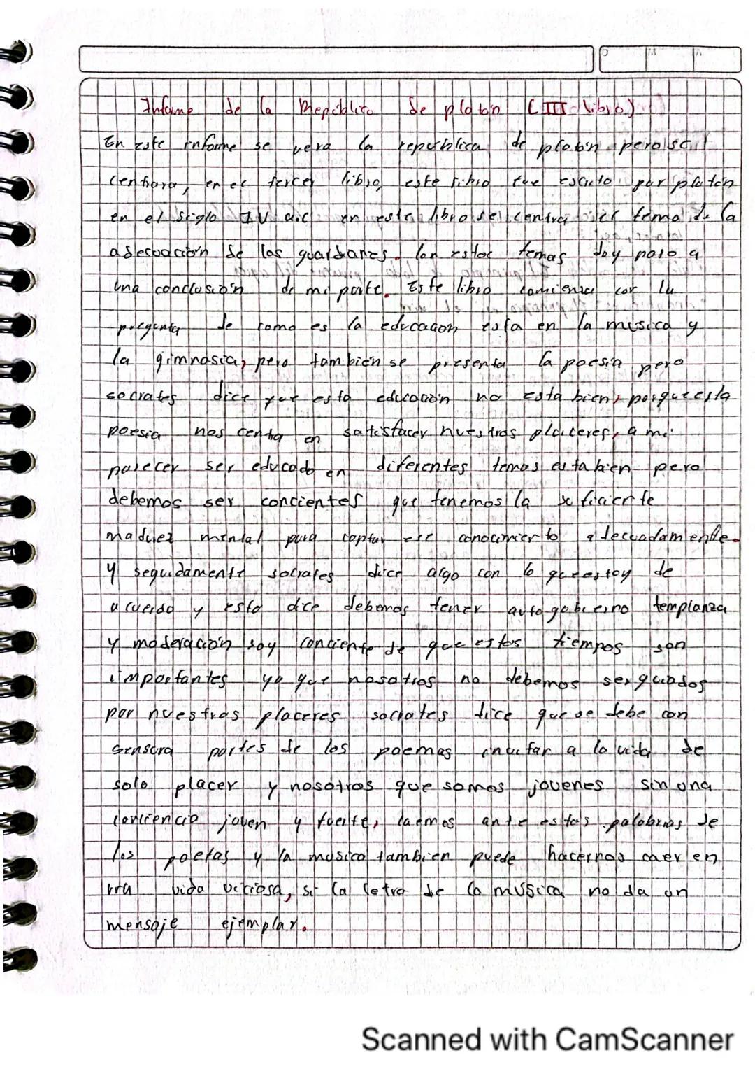 Infame de la republica de Platon (II libro)
En el presente informe
-platón, este libro fue escrito
Centran
en
Sc
da
a
conoces
La republica
ट