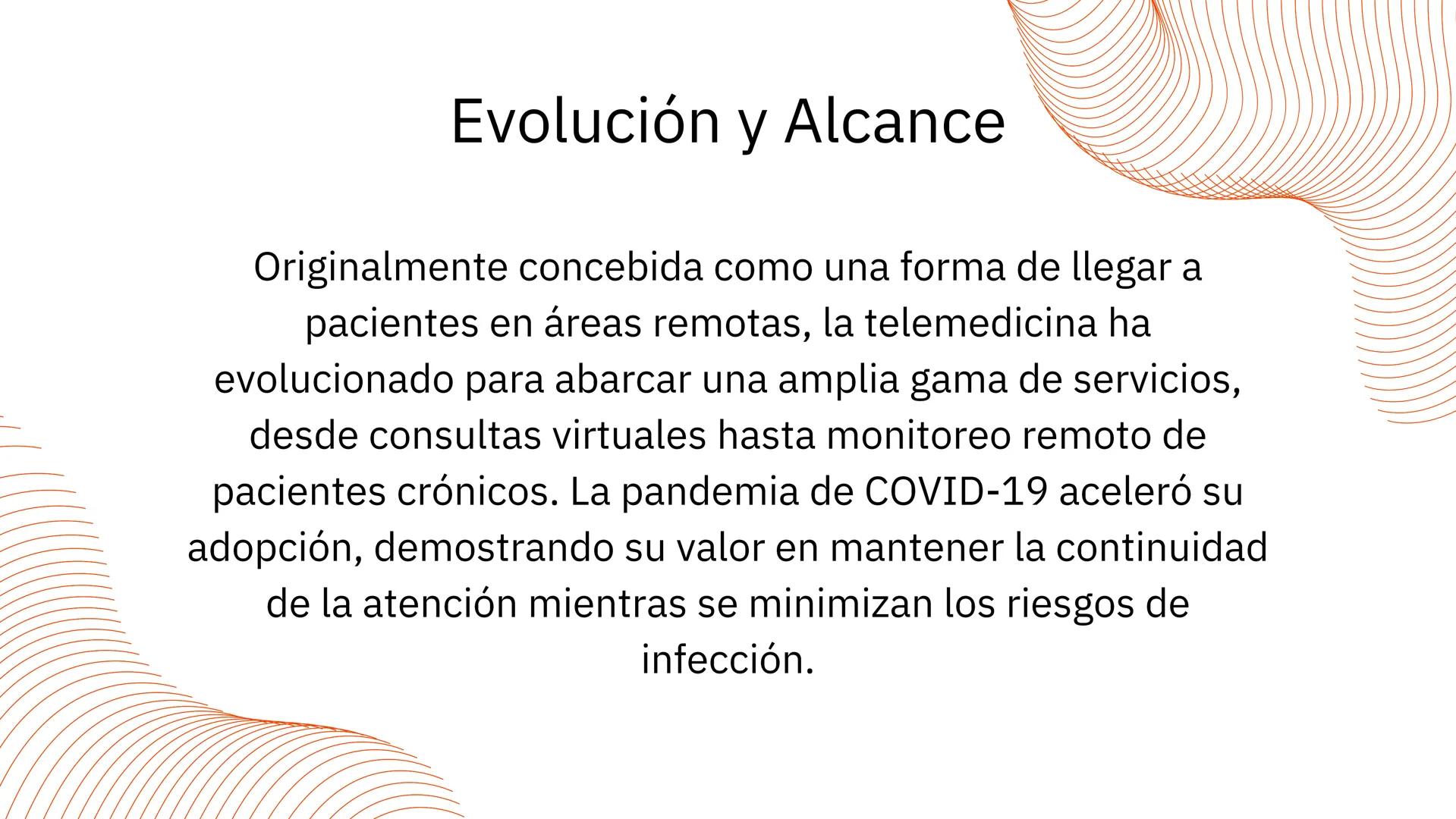 TELEMEDICINA ¿Que es la Telemedicina?
La telemedicina representa una de las transformaciones
más significativas en la prestación de servicio