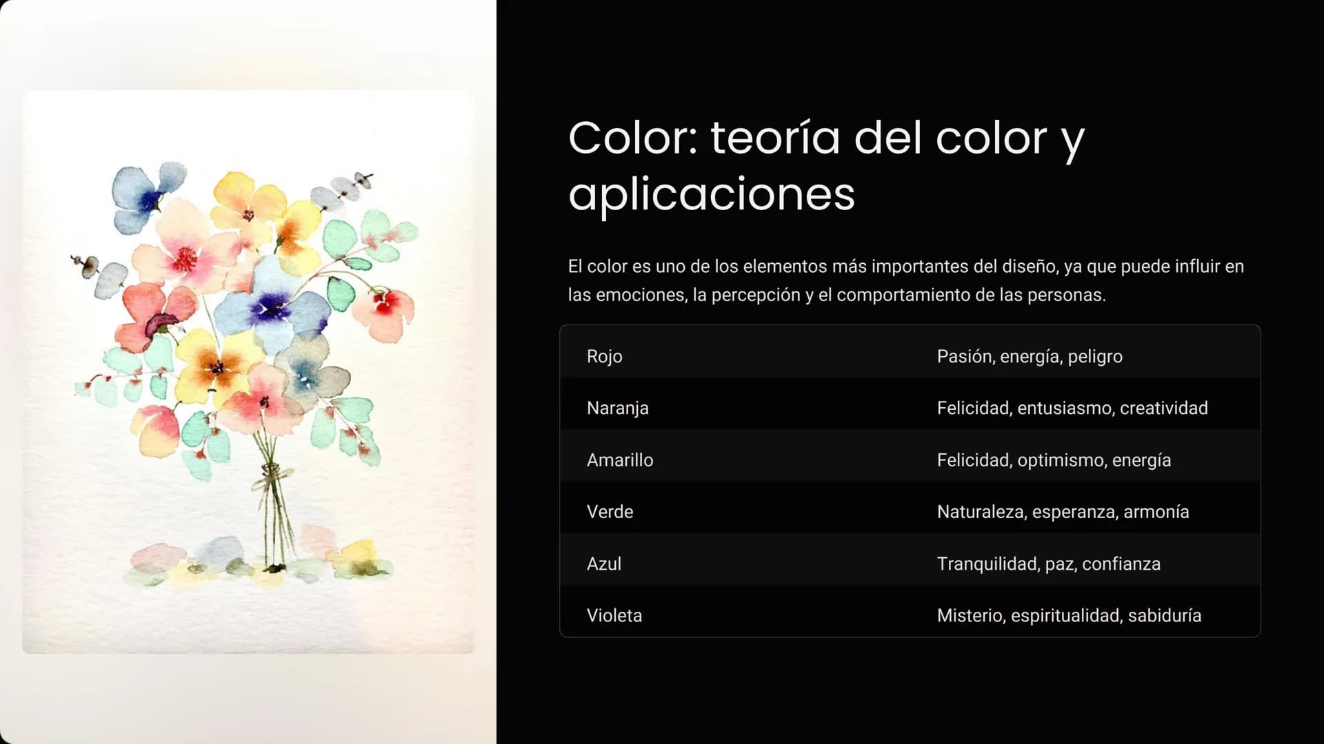 Elementos
básicos del
diseño
El diseño es un proceso creativo que involucra la organización de
elementos visuales para lograr un resultado e