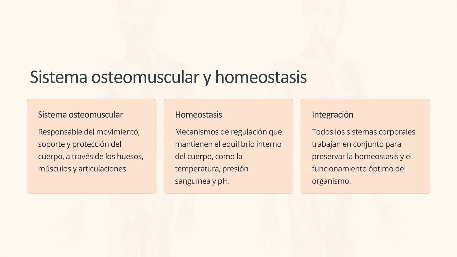 Human Body Systems
Fisiología de los
sistemas corporales
corporales
El estudio de la fisiología de los sistemas corporales es
fundamental pa