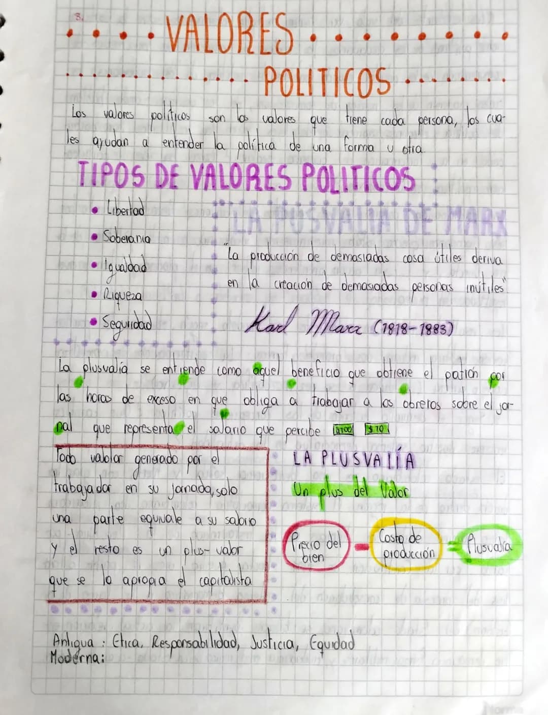 B.
VALORES
Los valores politices
son
POLITICOS
valores
que
una
frene cada persona, los cua-
forma
uotra
Tes ayudan a entender la política de