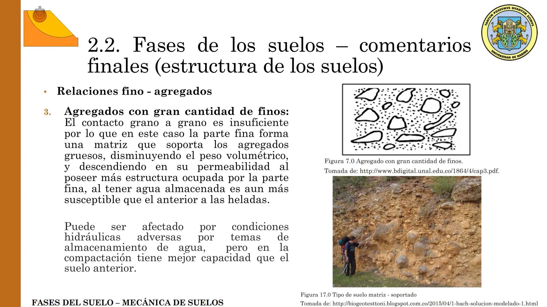 ESPECIALIZACIÓN EN
GEOTECNIA
MECANICA DE SUELOS
Capítulo 2.
Propiedades físicas del
suelo 2.1 – 2.2 Relaciones gravimétricas –
Fases de los 
