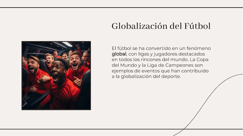 La Evolución del Fútbol
a lo largo de la Historia El fútbol ha experimentado una evolución significativa a lo largo de los años,
desde sus h