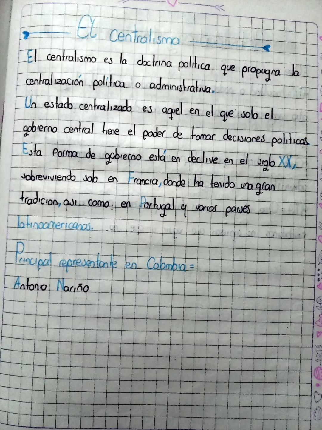 ### El Centralismo.

El centralismo es la doctrina politica que propugna la
centralización política o administrativa..

Un estado centraliza