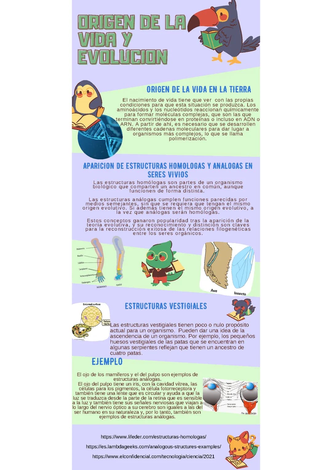 Origen de la vida y evolución 