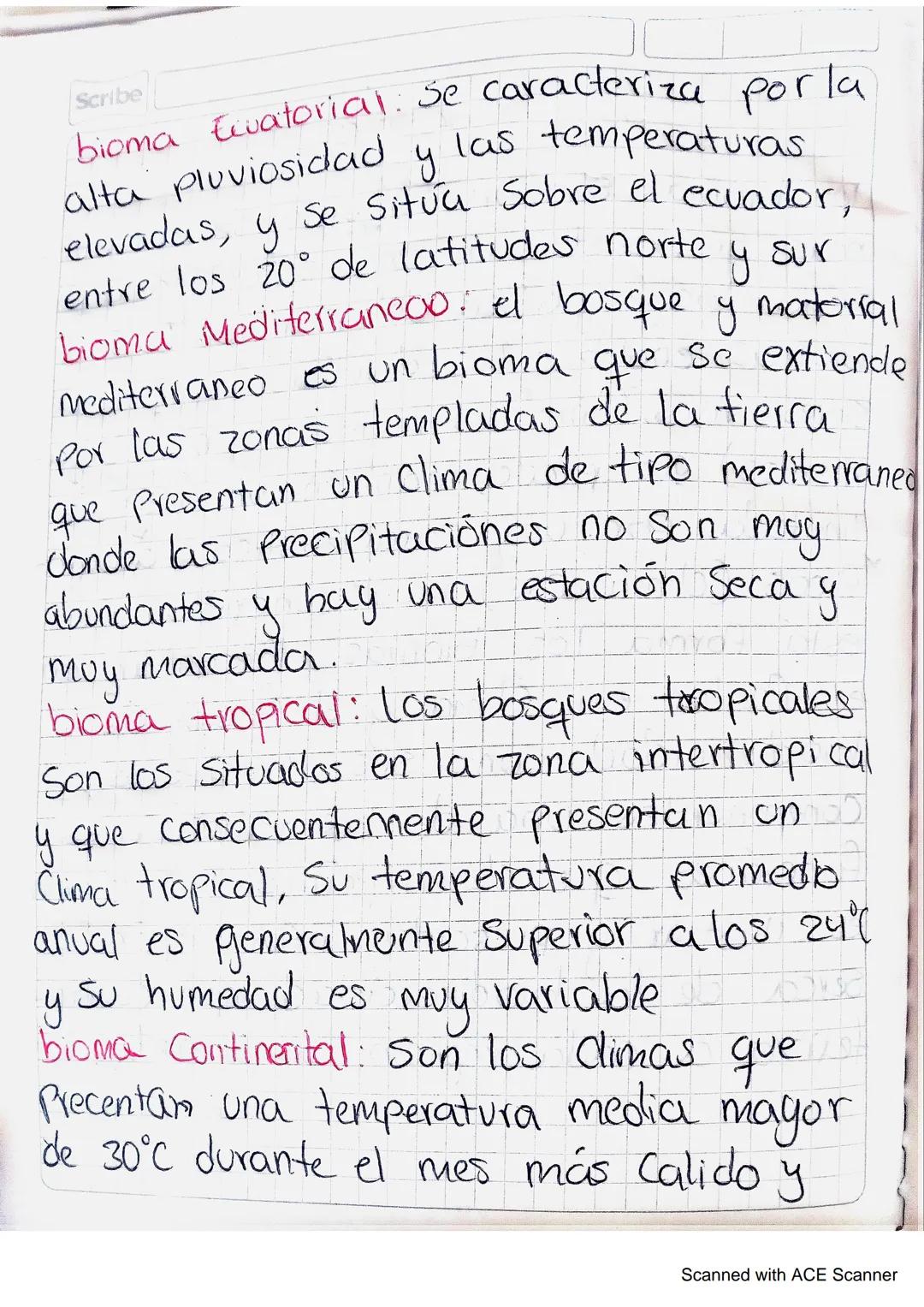 los biomas

los biomas son un conjunto de ecosiste-
mas que existen en una determinada.
zona biogeografica del planeta. Los
biomas engloban 
