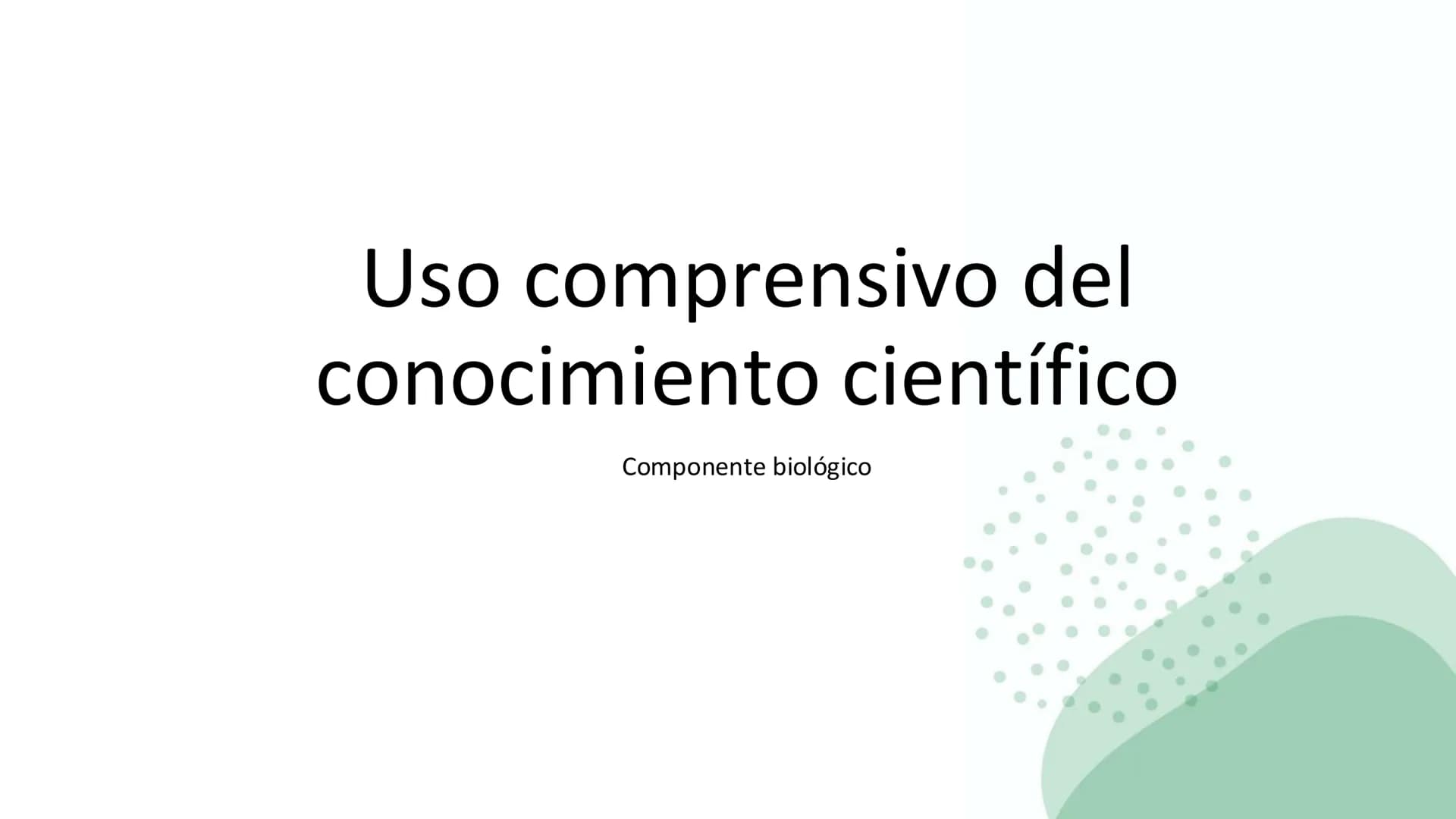 Ciencias
Naturales icfes v
mejor saber
COMPETENCIAS
COMPONENTES
La prueba evalúa tras
competencias por medio de
58 preguntas de selección
mú