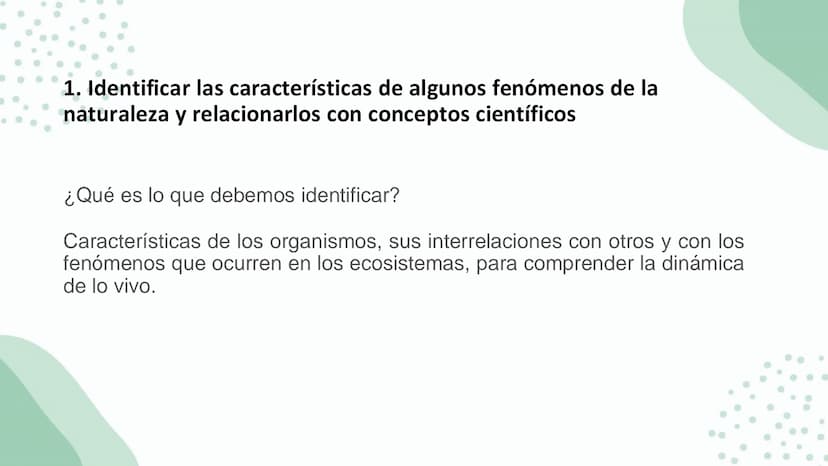 Ciencias
Naturales icfes v
mejor saber
COMPETENCIAS
COMPONENTES
La prueba evalúa tras
competencias por medio de
58 preguntas de selección
mú