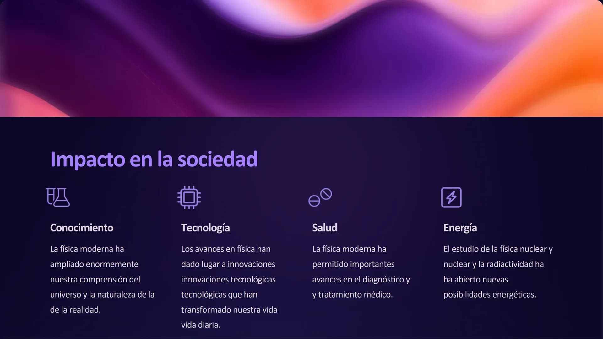 la física moderna
La física moderna representa una transformación radical en nuestra
nuestra comprensión del universo. Abarca conceptos revo